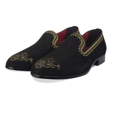 Attra Embroidered Slip Ons