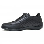 Roma Leather Sneaker Black