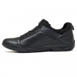 Villa Leather Sneakers Black