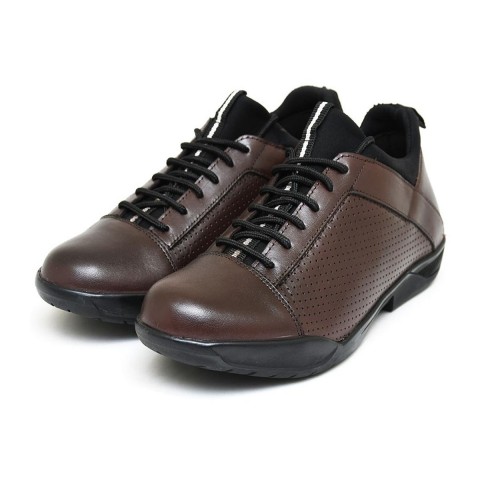 Villa Leather Sneakers Brown
