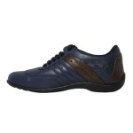 Roma Leather Sneaker Blue-Brown